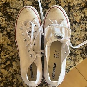 Converse Women's White Canvas Sneakers